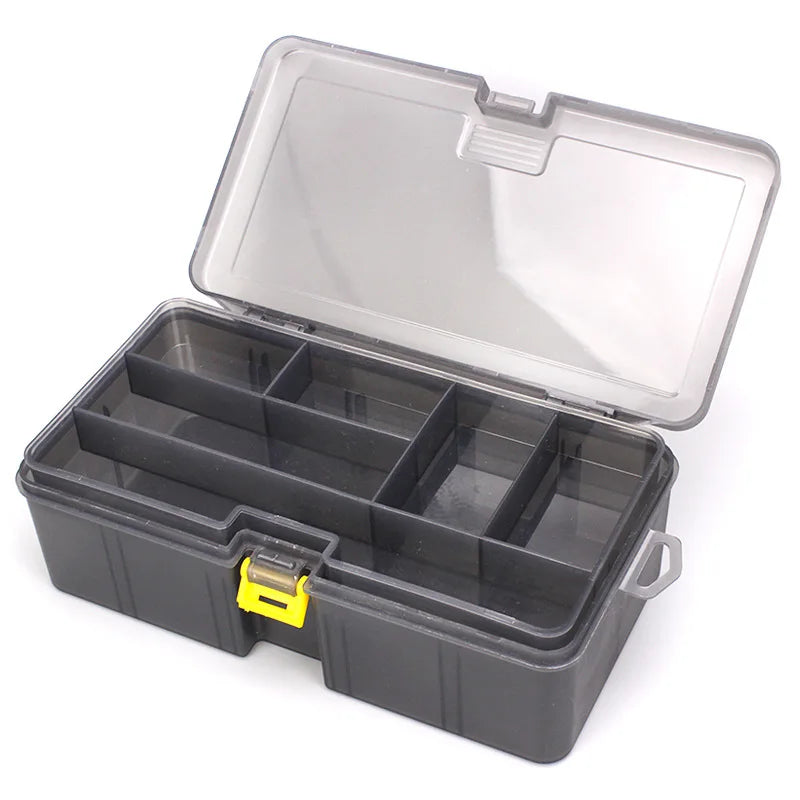 Double Layer Lures Hook Minnow Bait Storage Case Multifunctional Fishing Tool