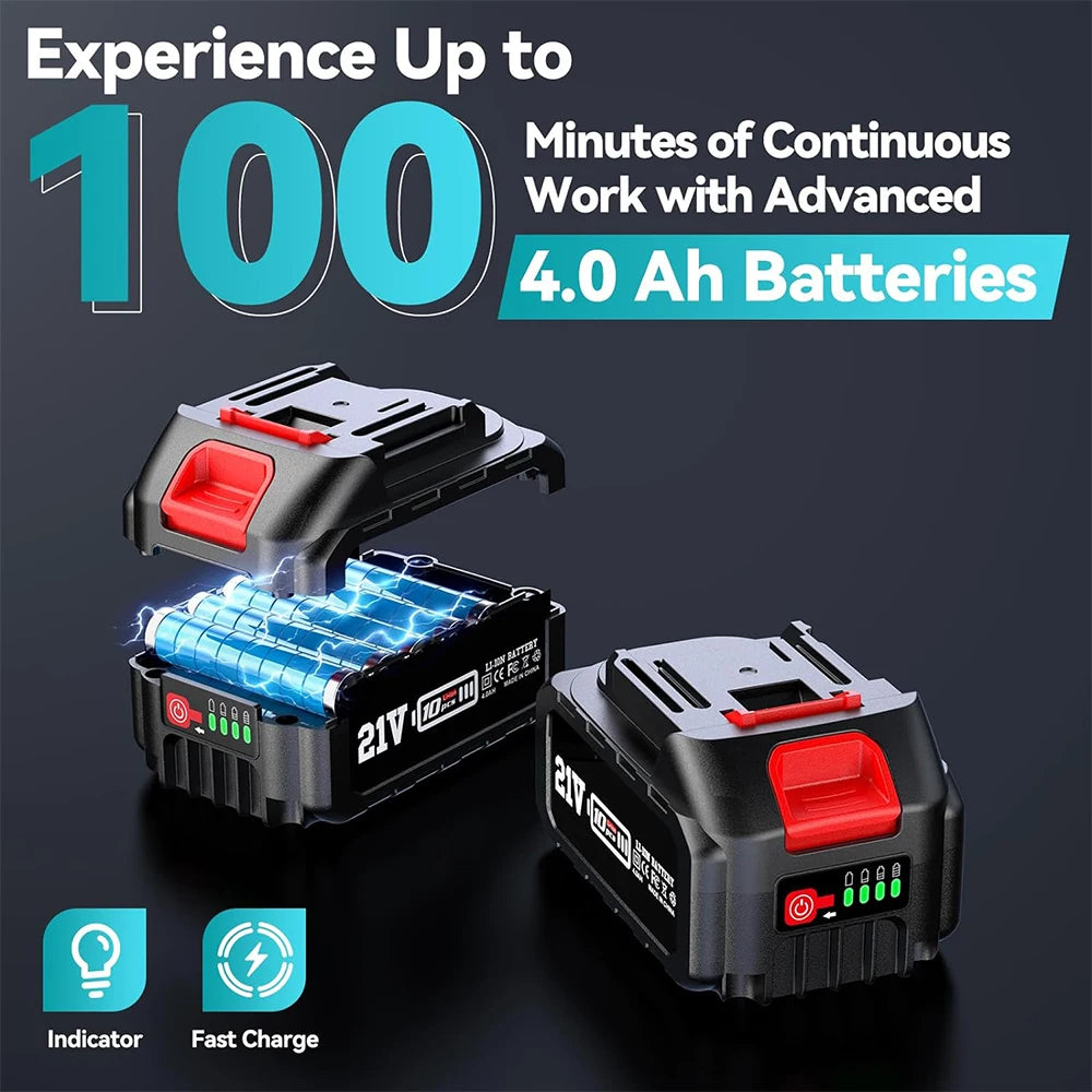 SEESII 2 in 1 Cordless 8 inch Pole Saw