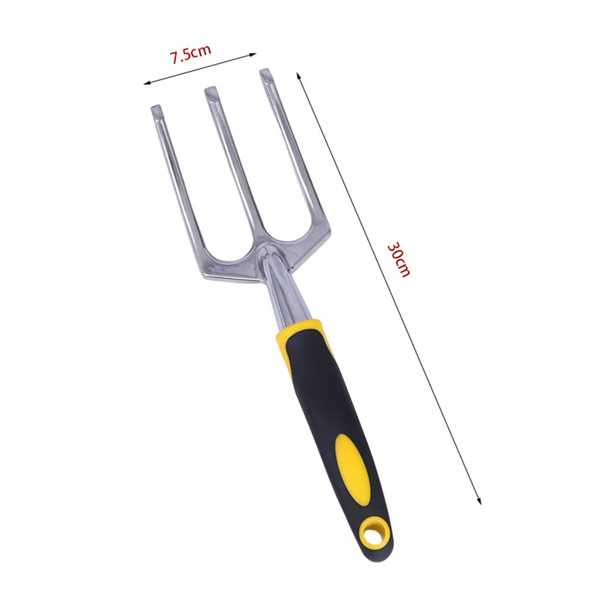 Garden Tool Hand Trowel, Rake, Cultivator, Weeder Tools with Ergonomic Handle,