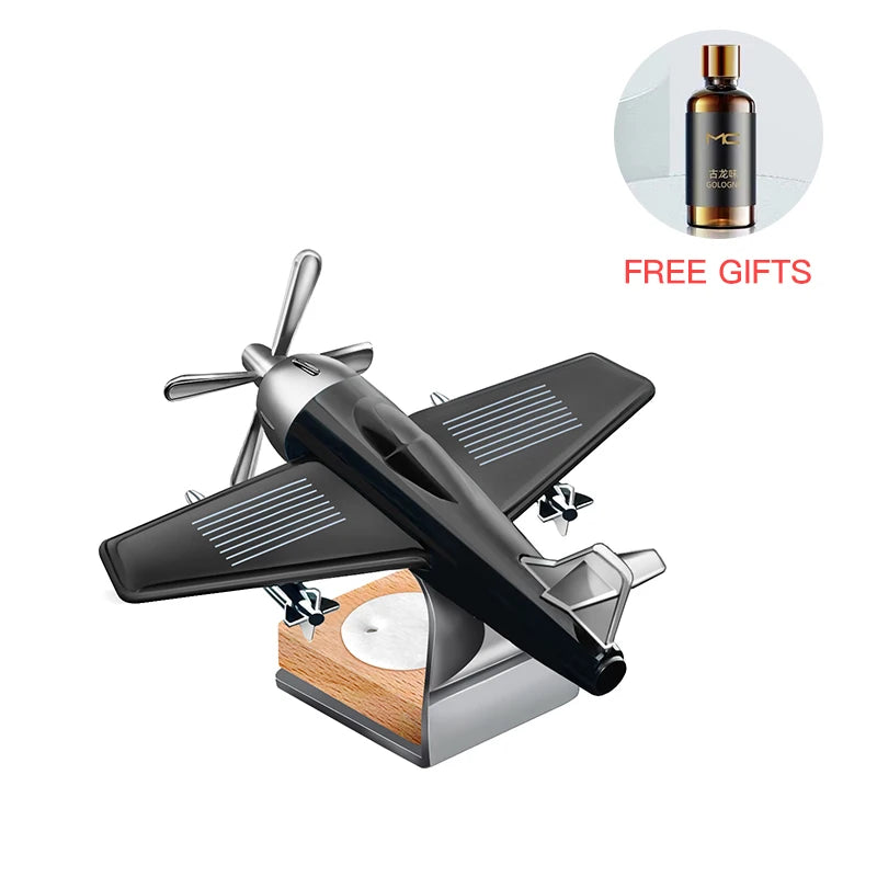 Car interior accessories solar airplane console decoration air freshener