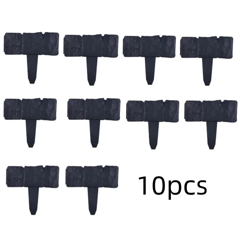 10pcs locking Plastic Fence Imitation Stone Garden Barrier