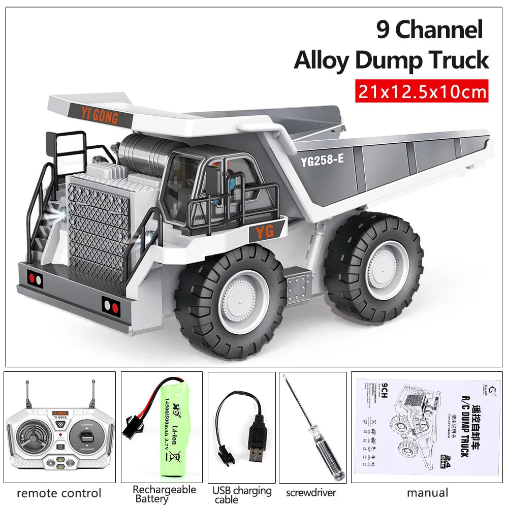 RC Remote Control 1:20 Heavy Equipment Construction Toys