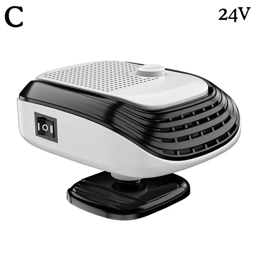 Winter Electric Heater for Car 12V/120W Quick Heating Fan 2-Level Car Interior Warmer