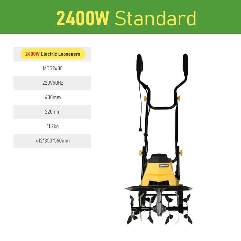 Garden Tiller Electric Cultivator