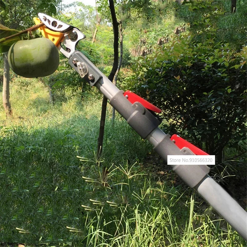 Garden Telescopic Hedge Trimmer Fruit Tree Pruning Shears High Branch Pruning Tool