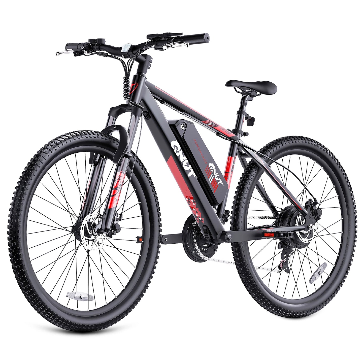 26" Electric Bike For Adults, Electric Mountain Bike With 1000w Peak Motor Electric Dirt Bike