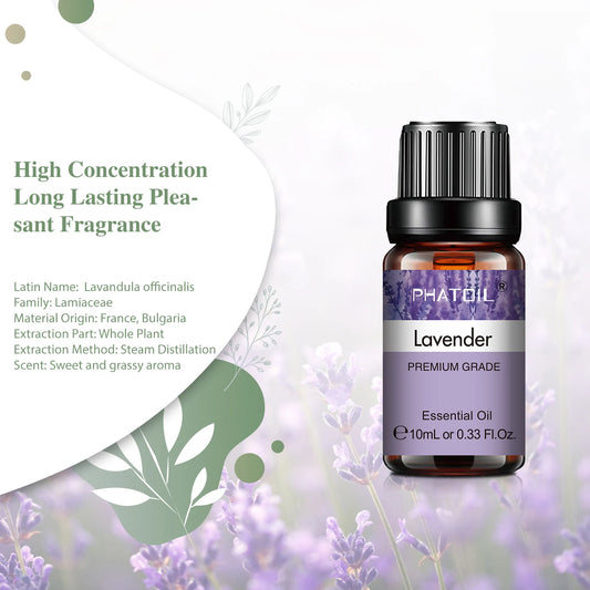 PHATOIL Natural Plant Essential Oil 10ml for Diffusers