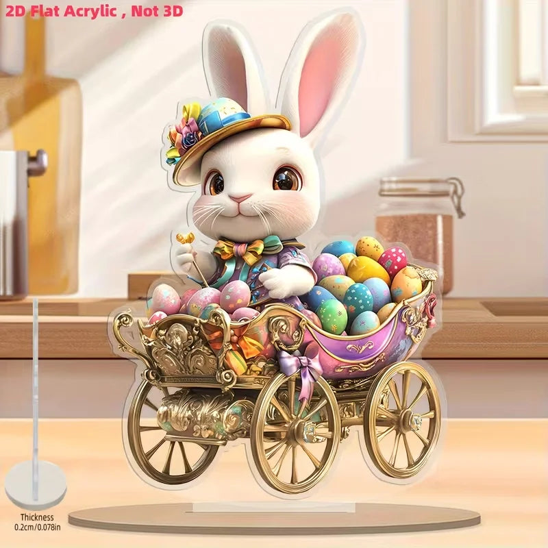 Easter Bunny Desktop Ornament Egg Celebration