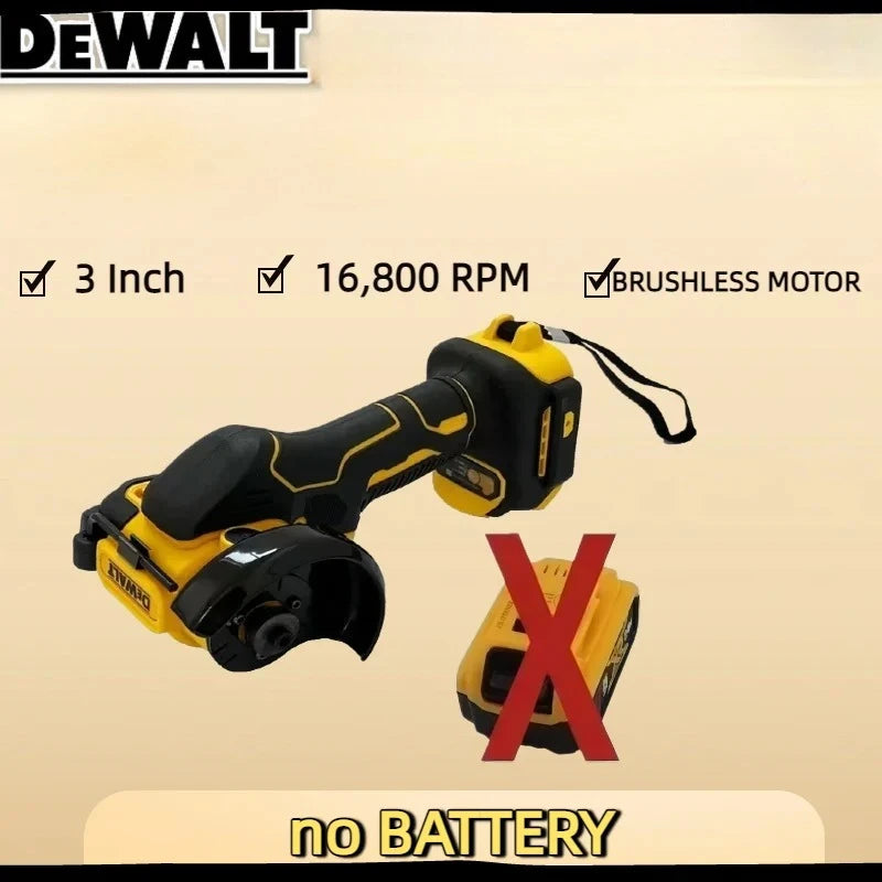 3 inch DEWALT Cordless Angle Grinder 18-20V Battery