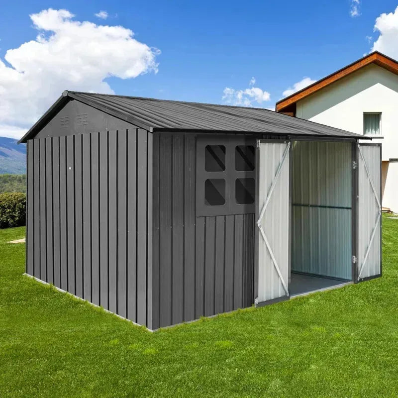 8X 6 FT Outdoor Floor Base.Metal Steel Utility Tool Shed