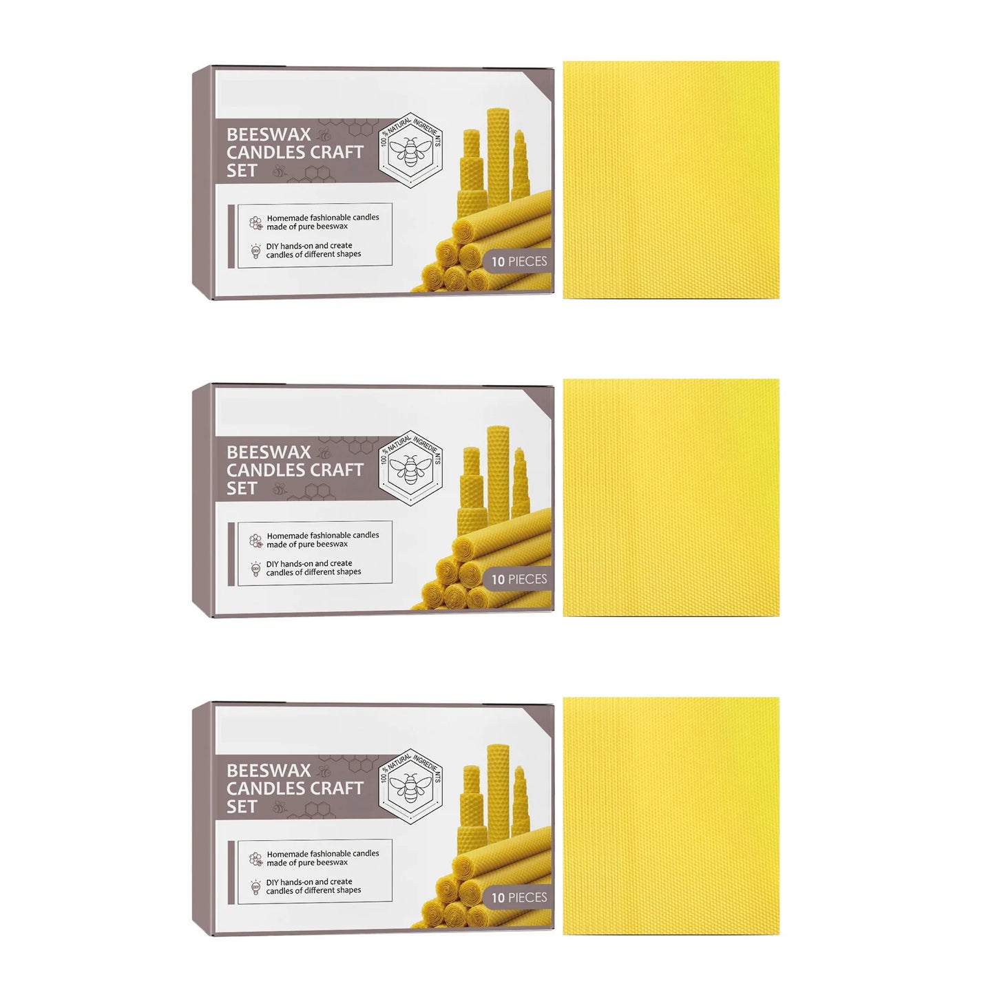 10/20/30pcs Beeswax Sheets Candle Making Crafts