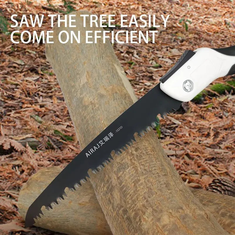 AIRAJ Woodworking Folding Saw Multifunction Cutting Wood Sharp Hand held Quick Saw.