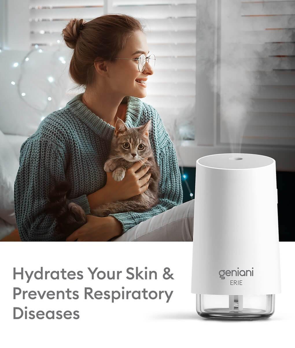 Erie Travel USB Humidifier 250ML White