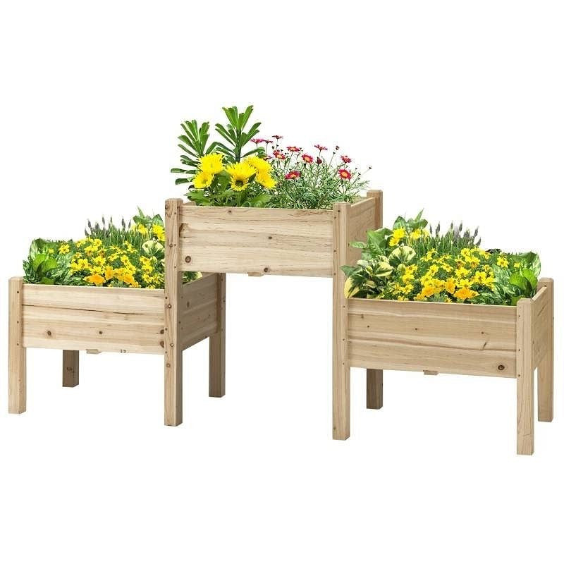 Wood Raised Garden Beds