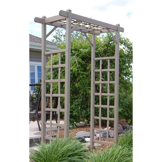 Vinyl Arbor Tan Mocha 85 Inches Tall Made In USA FastFurnishings