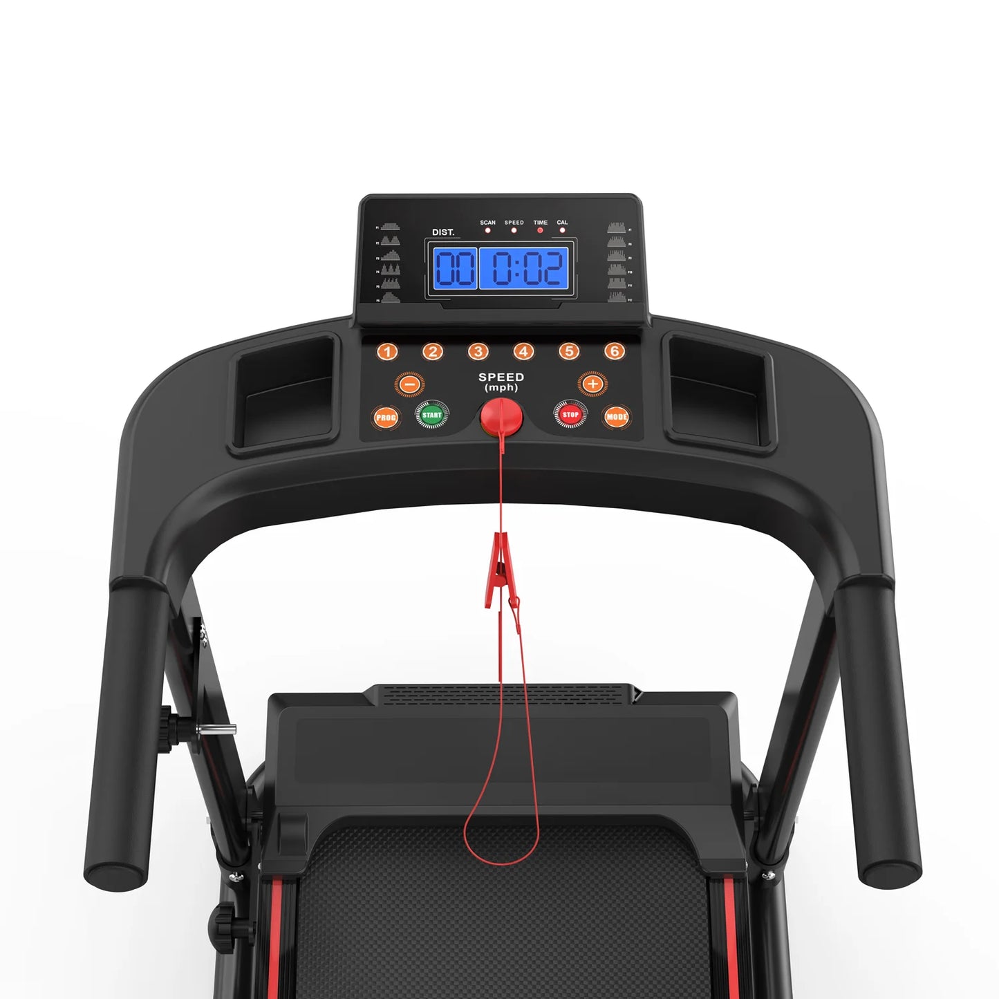 Electric Treadmill 2.5Hp Motor Foldable Mini Under-Desk Walking Pad LED Screen USA Ship