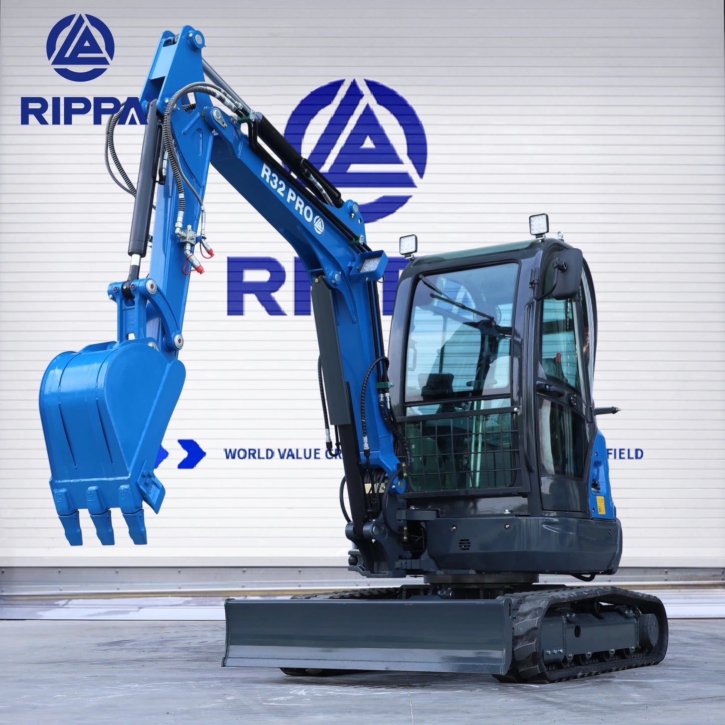 RIPPA Crawler Small Digger 3.5 Ton Hydraulic Mini Excavator Machine for Sale