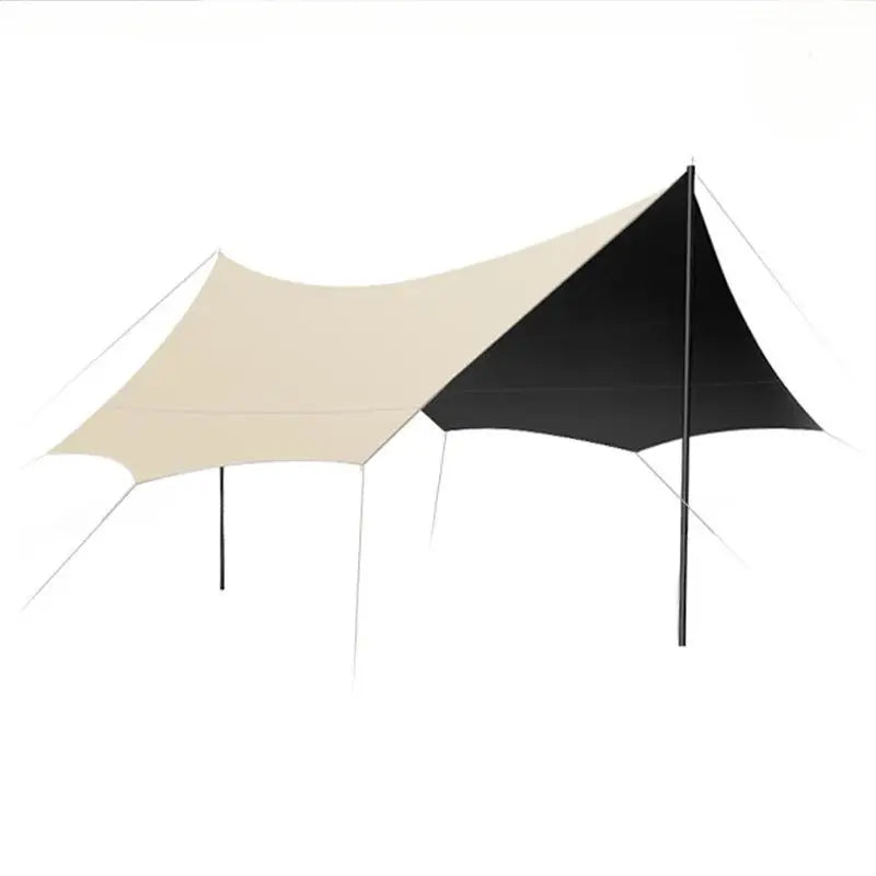 Retractable Multi-Layer Canopy for Effective Sun Wind Rain Protection