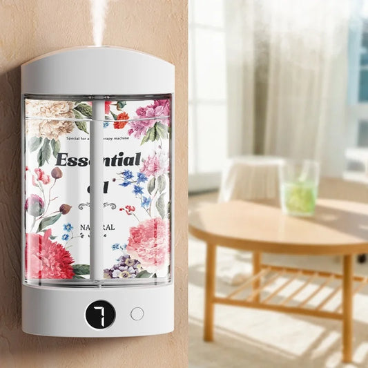 7-Speed Portable Rechargeable Smart Diffuser W/500mAh Battery Whole House Fragrance & Baby-Safe Odor Removal for 5-100 Spaces