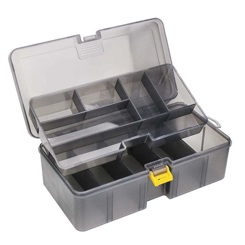 Double Layer Lures Hook Minnow Bait Storage Case Multifunctional Fishing Tool
