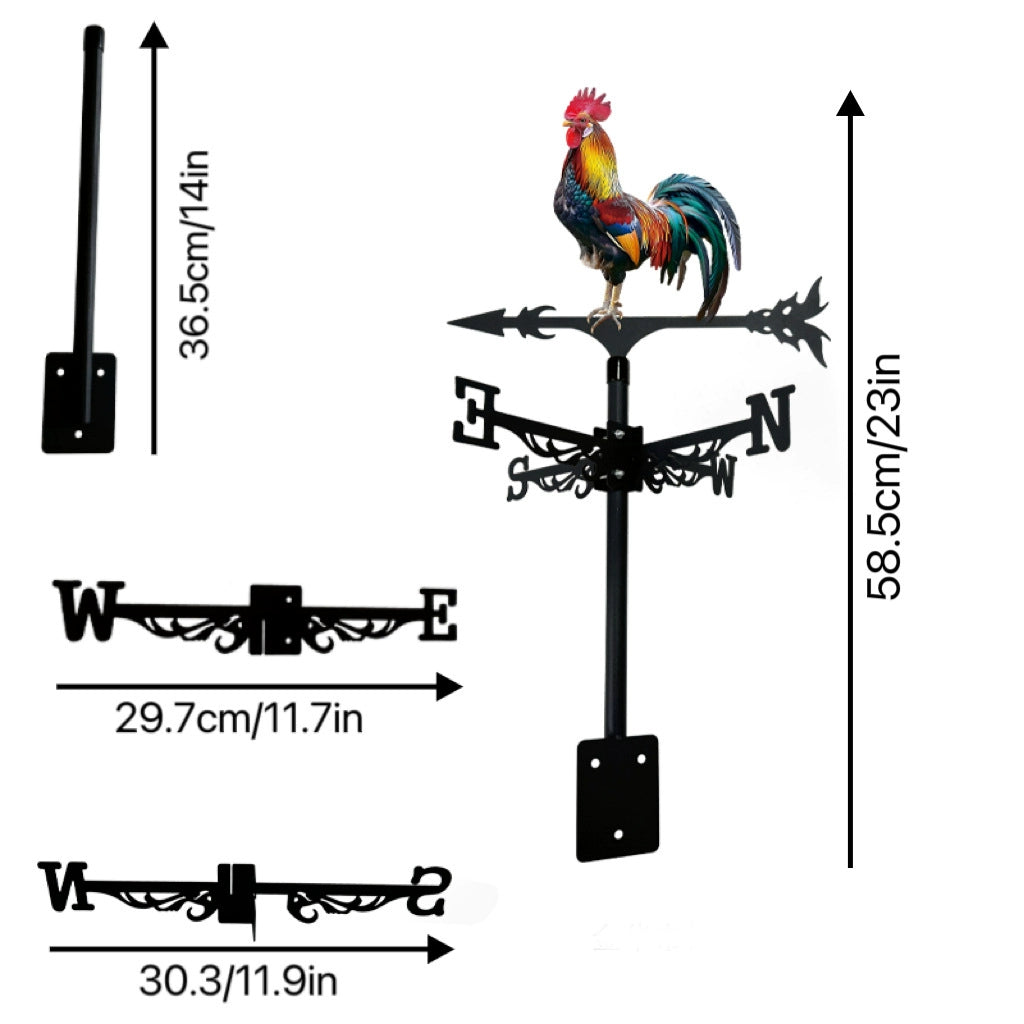 Outdoor New Arrival Color Wind Vane Metal