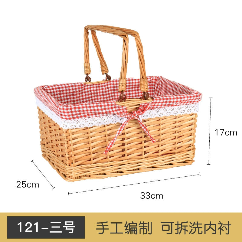 Bamboo Picnic Basket