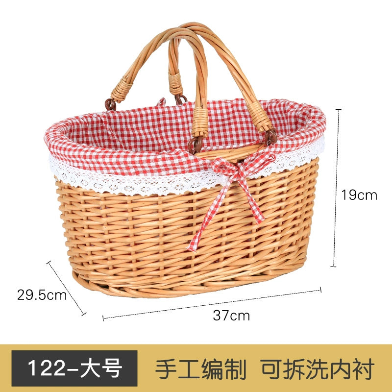 Bamboo Picnic Basket
