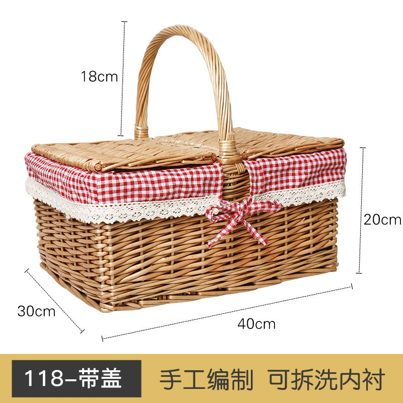 Bamboo Picnic Basket