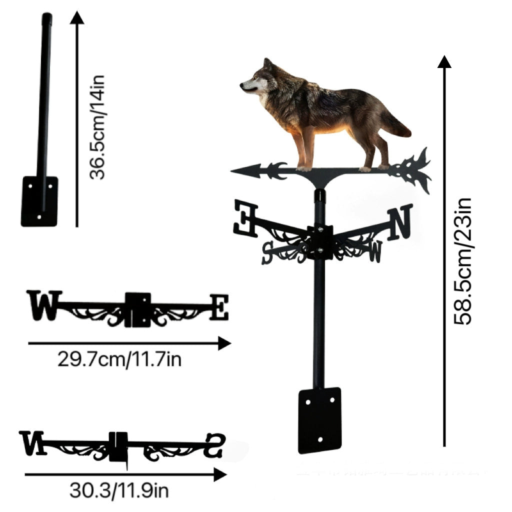 Outdoor New Arrival Color Wind Vane Metal