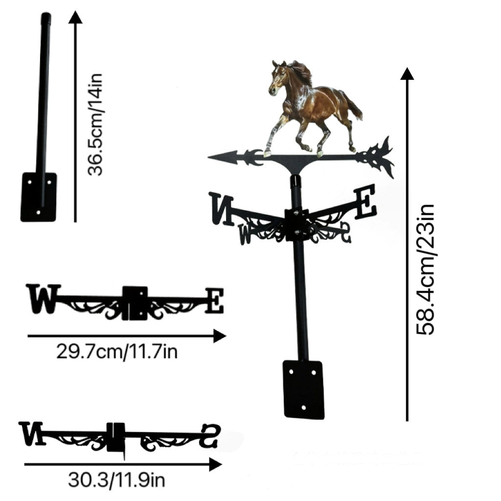 Outdoor New Arrival Color Wind Vane Metal