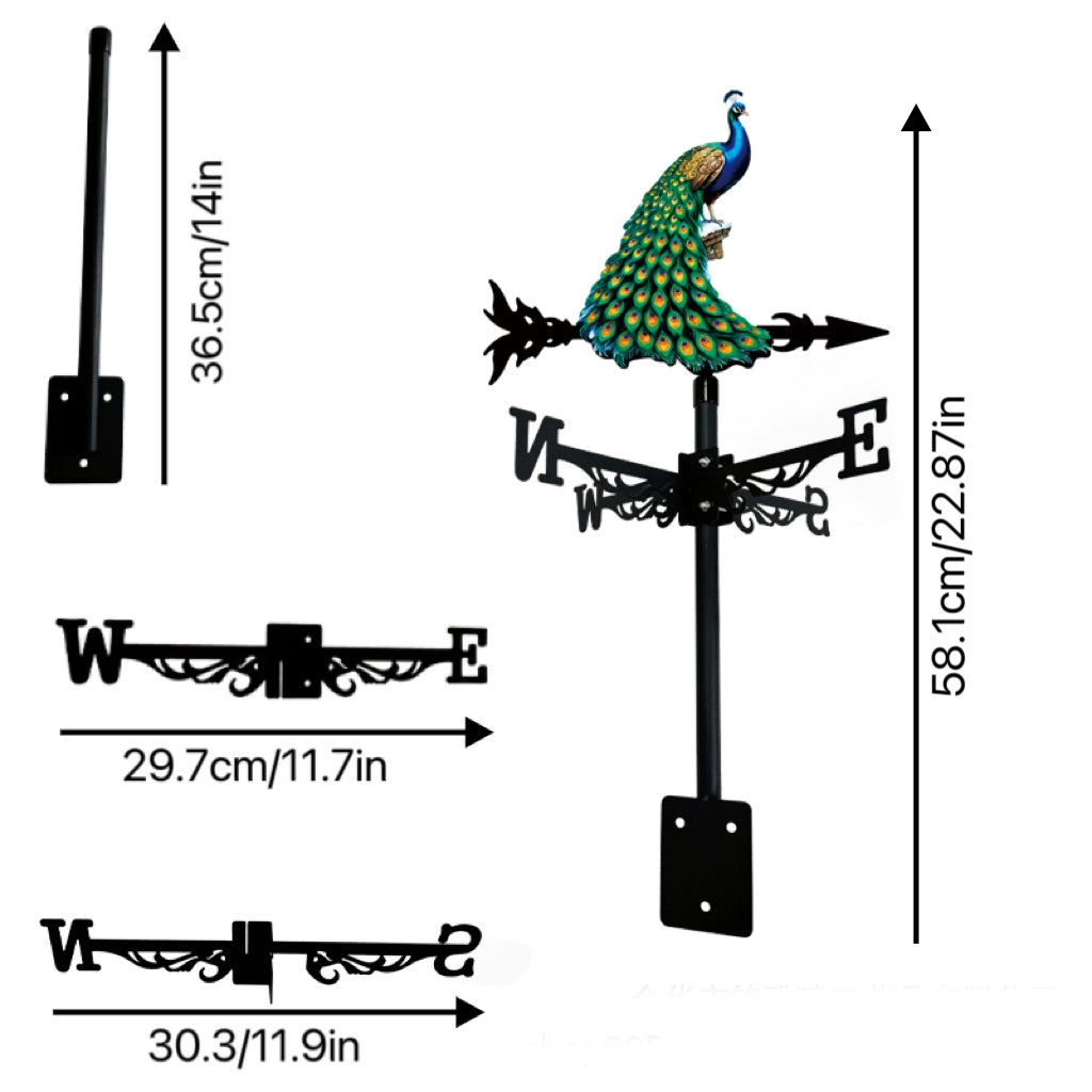 Outdoor New Arrival Color Wind Vane Metal