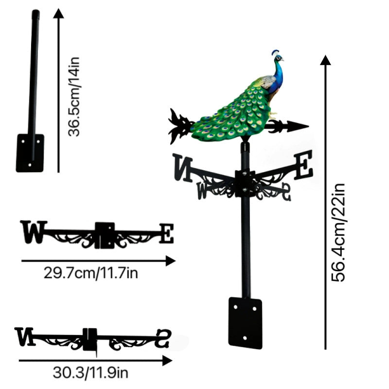 Outdoor New Arrival Color Wind Vane Metal