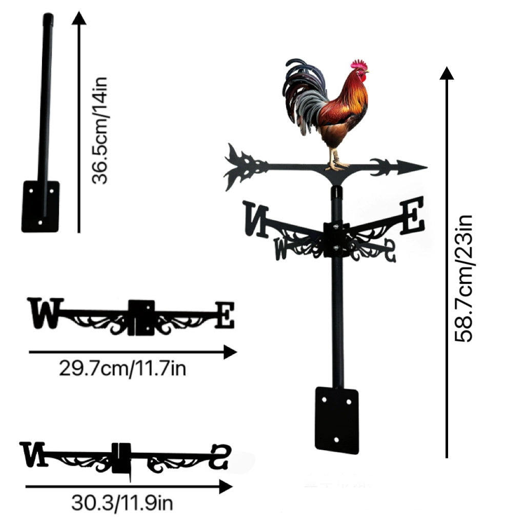 Outdoor New Arrival Color Wind Vane Metal