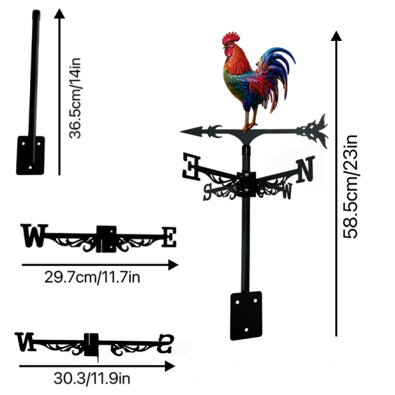 Outdoor New Arrival Color Wind Vane Metal