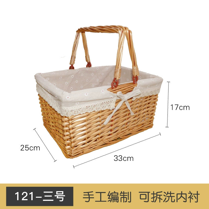 Bamboo Picnic Basket