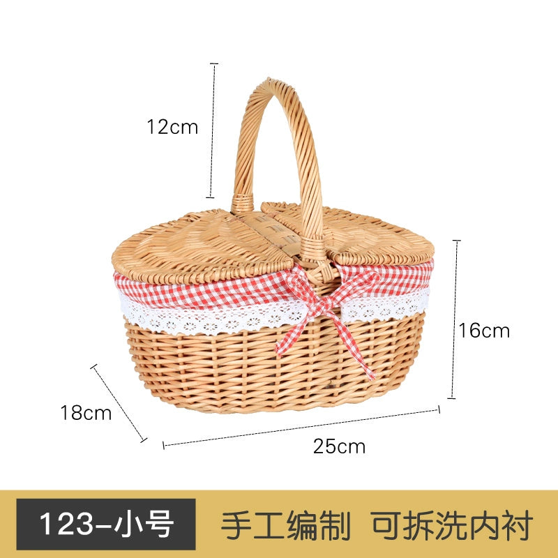 Bamboo Picnic Basket