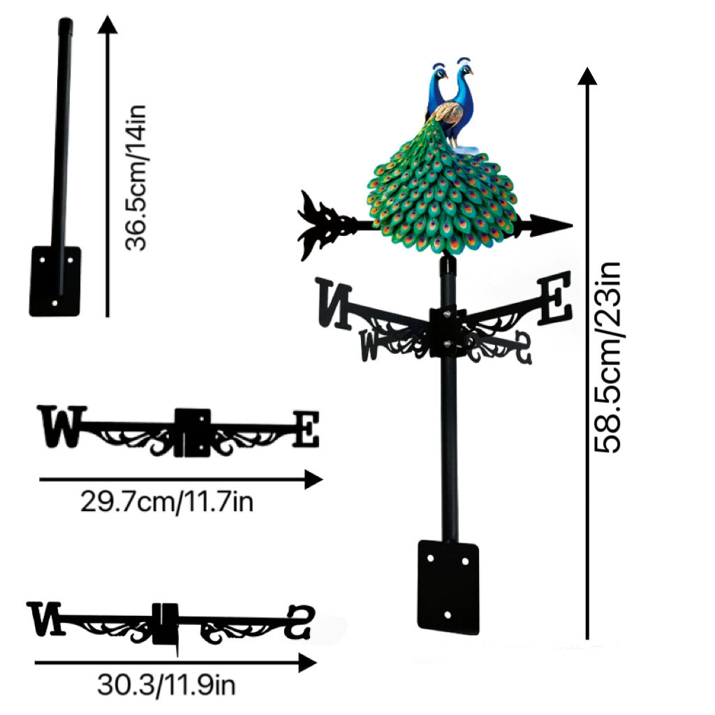 Outdoor New Arrival Color Wind Vane Metal