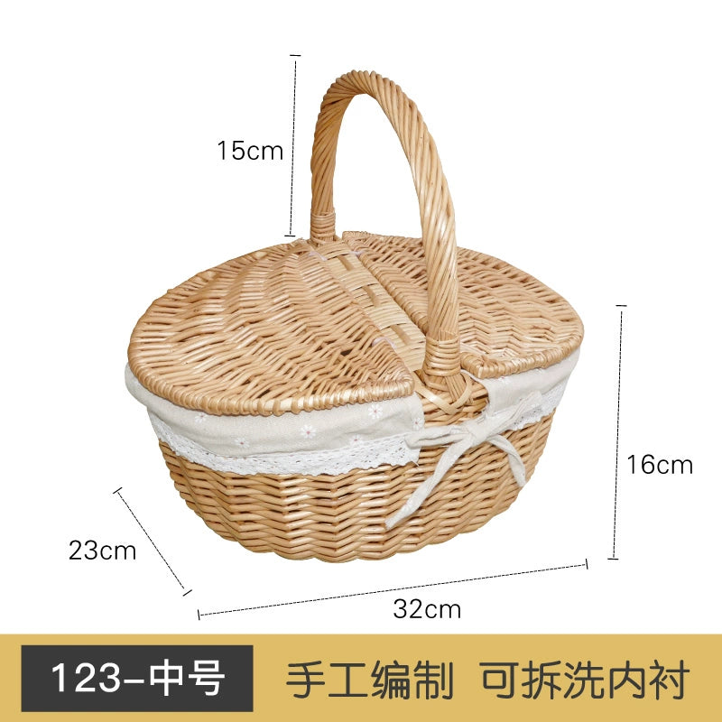 Bamboo Picnic Basket