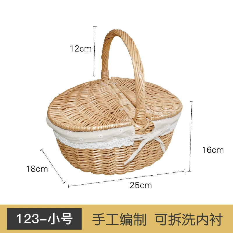 Bamboo Picnic Basket