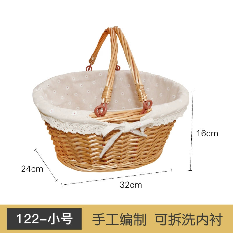 Bamboo Picnic Basket