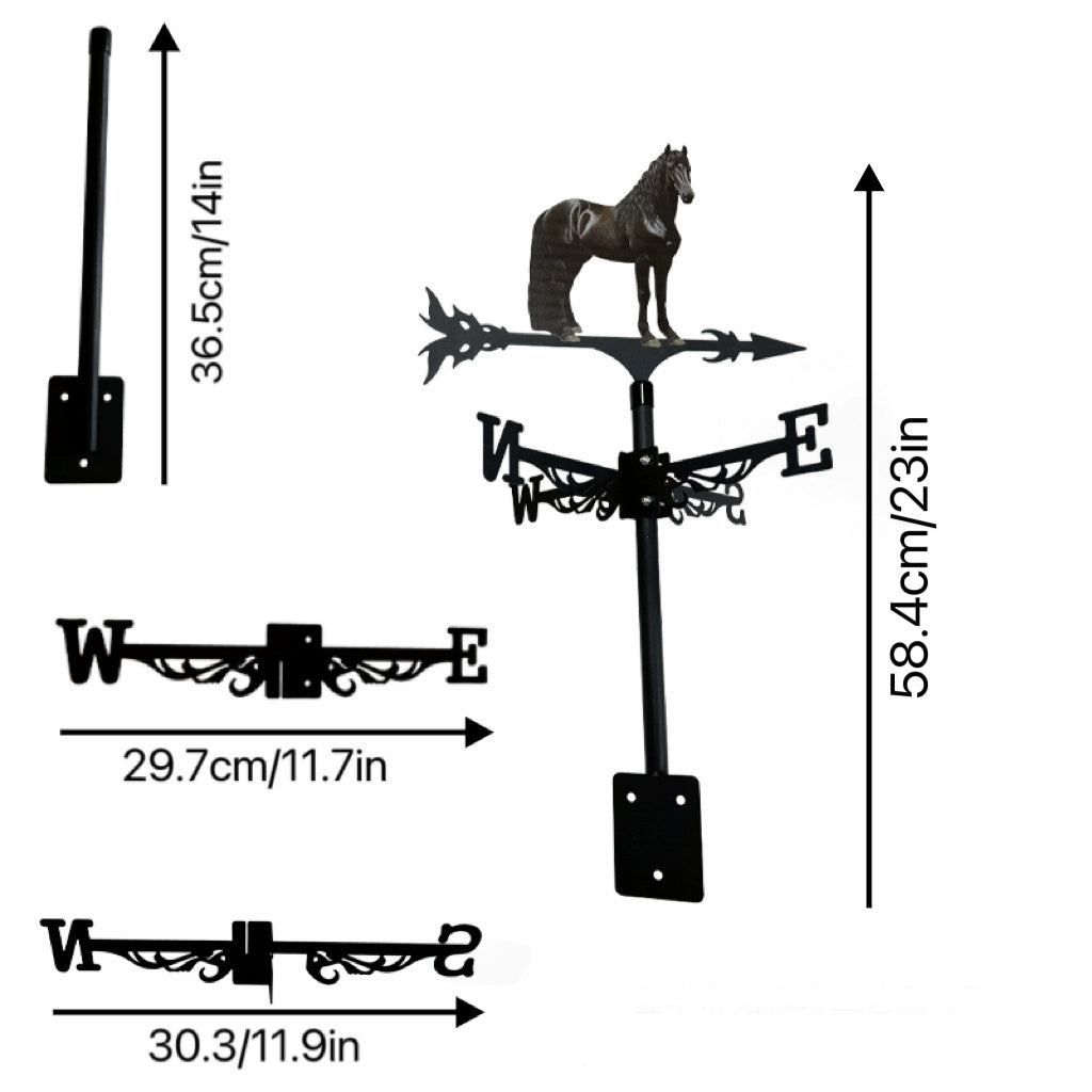 Outdoor New Arrival Color Wind Vane Metal