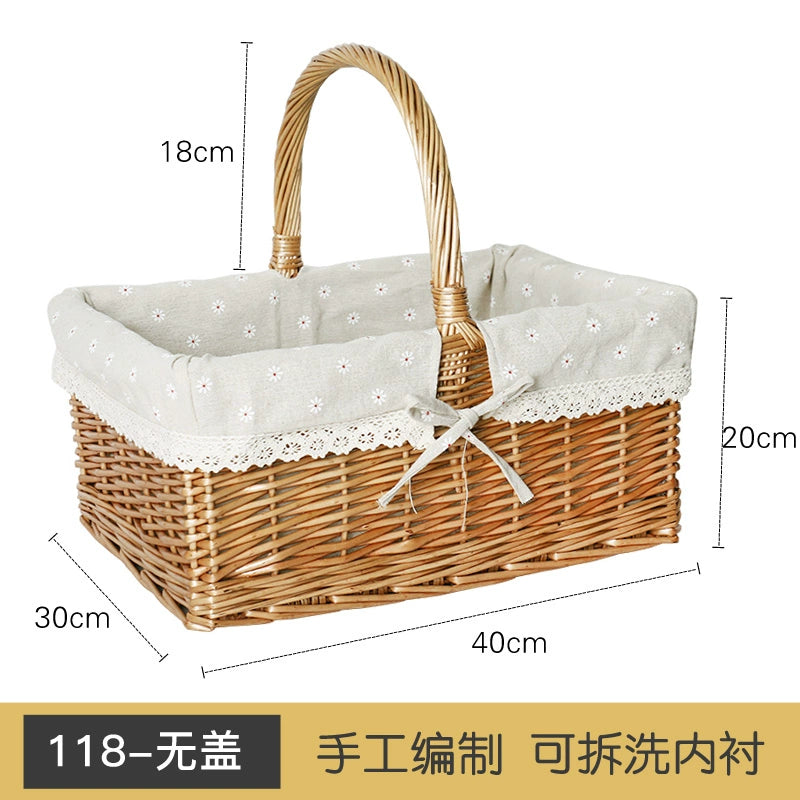 Bamboo Picnic Basket