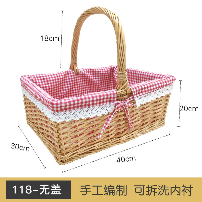 Bamboo Picnic Basket