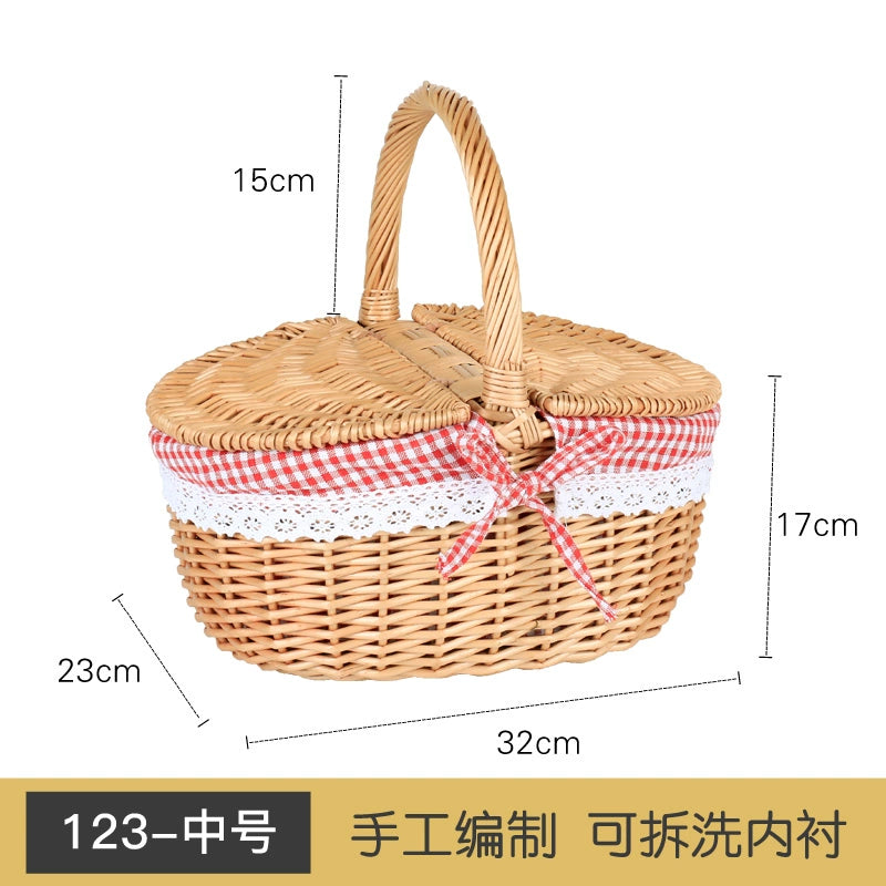 Bamboo Picnic Basket