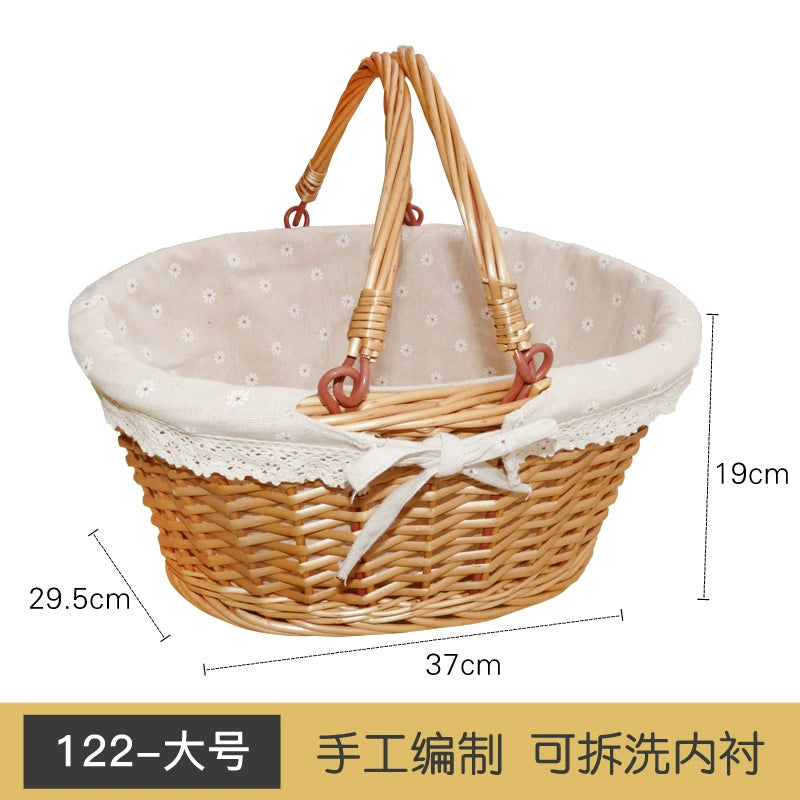 Bamboo Picnic Basket