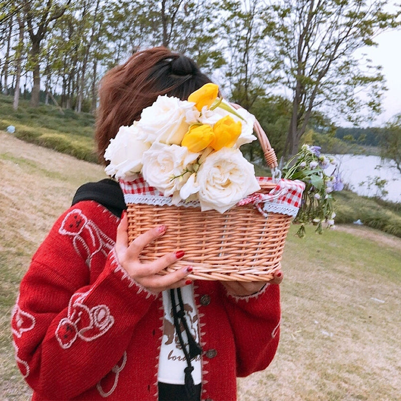 Bamboo Picnic Basket