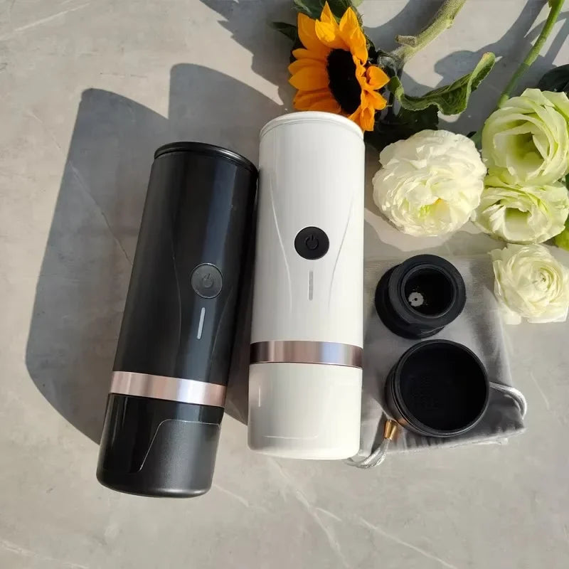 Portable Mini Smart Outdoor Camping Coffee Maker Espresso Machine Cappuccino Maker