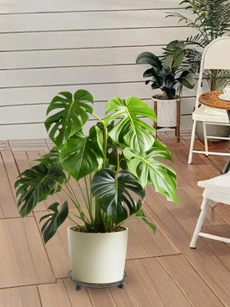 Plant Caddy 360 Degree Rotating Heavy Duty Flower Pot Caster Indoor/Outdoor