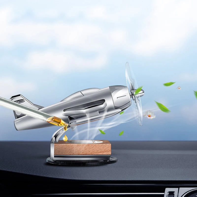 Car interior accessories solar airplane console decoration air freshener