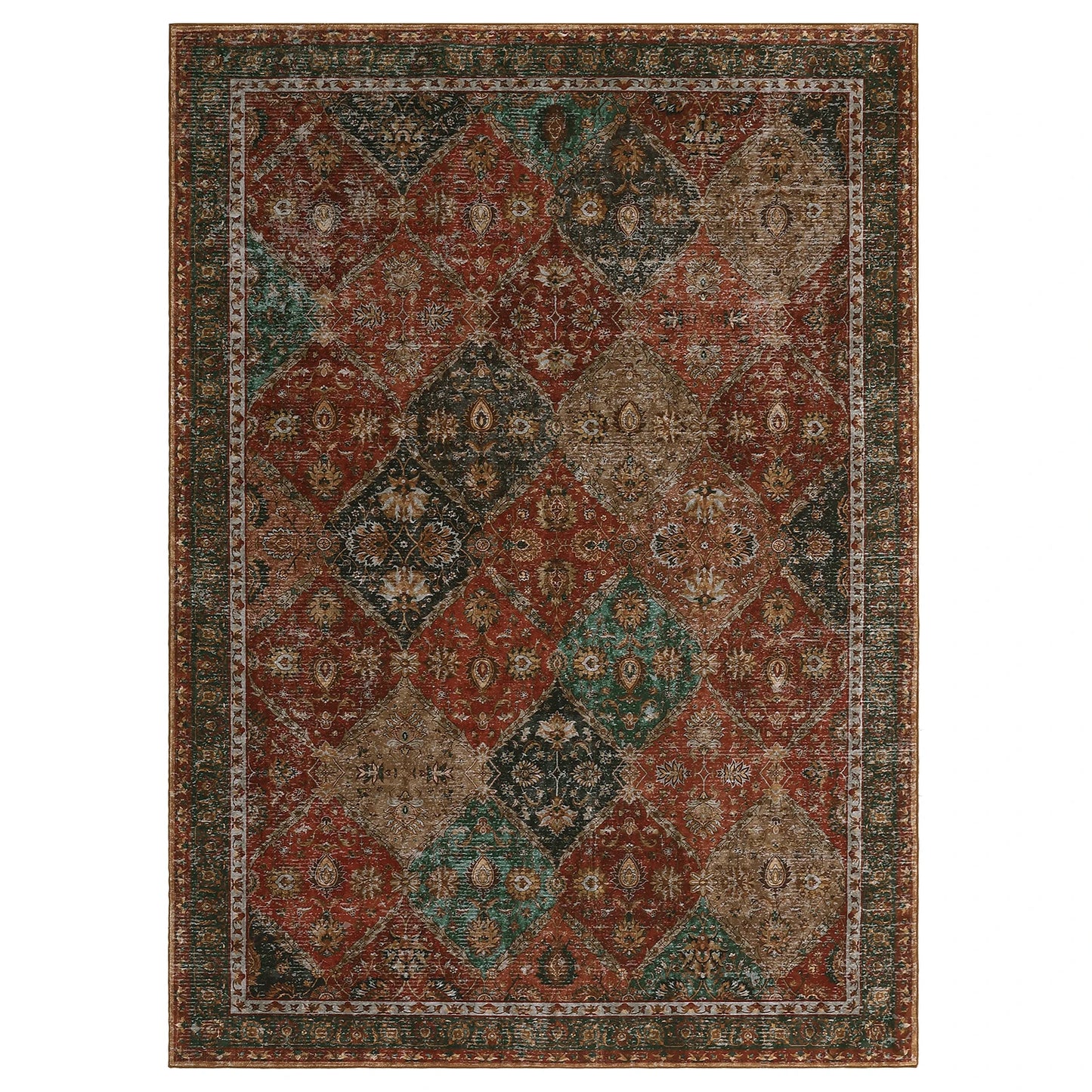 Rug for Living Room, Machine Washable, Non-Slip, Stain & Water Resistant,